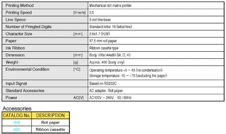 Printer (EPP16M2) 2