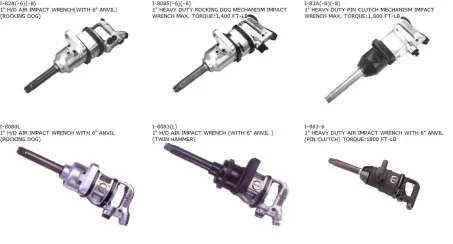 AIR IMPACT WRENCH (1" HEAVY DUTY) 1