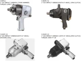 AIR IMPACT WRENCH 1 HEAVY DUTY PISTOL TYPE