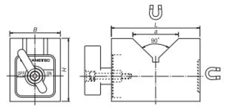 Magnetic V-Block (KMV) 2