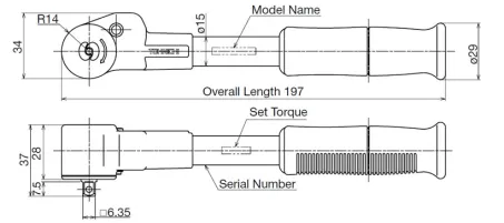 Click Type Torque Wrench (QSPCA/QSPCA (LS)) 3