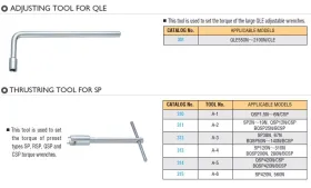 Special Tools for Torque Wrench