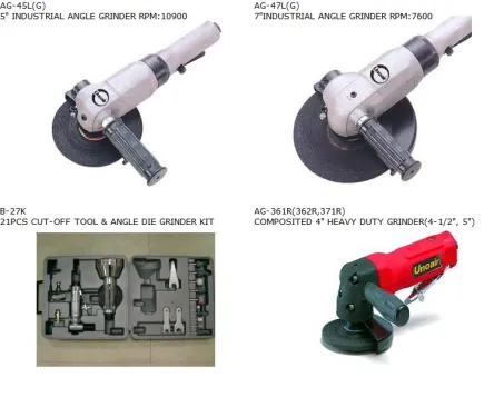 AIR GRINDERS (HEAVY DUTY ANGLE GRINDERS) 2